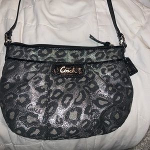 Coach cheetah cross body